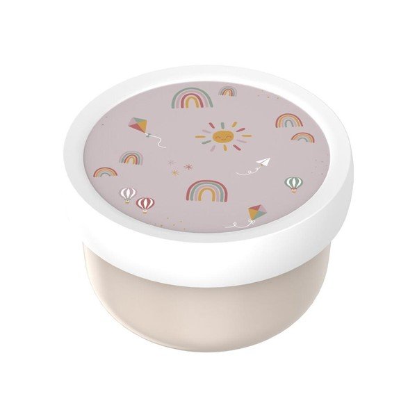Portapranzo per bambini beige in plastica Sunshine & Rainbow – Mepal