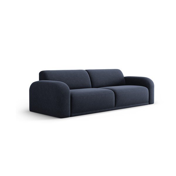 Divano in velluto blu scuro 242 cm Erin - Micadoni Home-image-2
