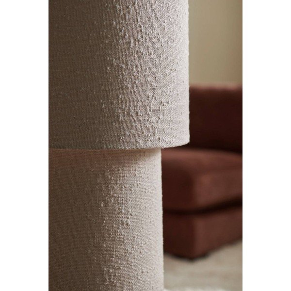 Lampada da terra color crema in bouclé (altezza totale 119 cm) Philo – Ellos Home-image-2
