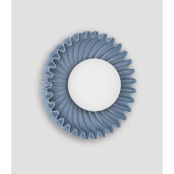 Lampada da parete blu in ceramica Petel – Nova Luce-image-4