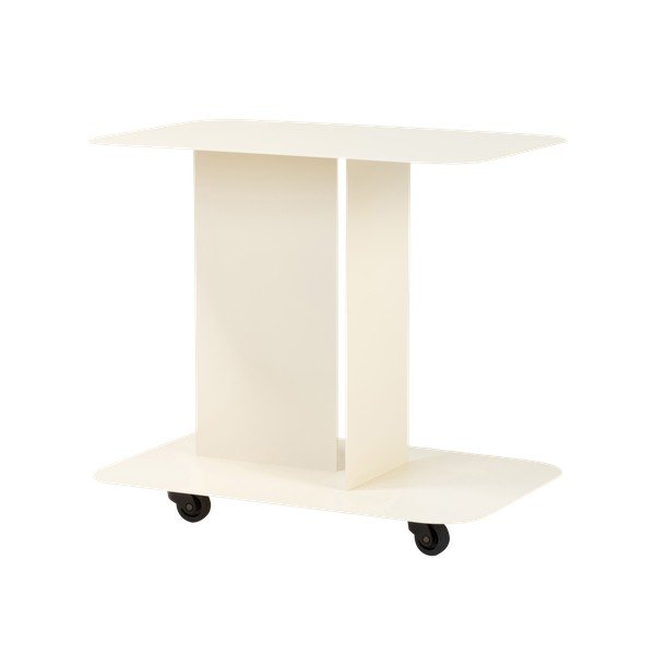 Tavolino da servizio in metallo su ruote 40x60 cm HO – noo.ma