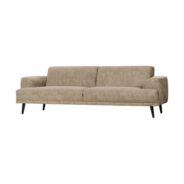 Divano in velluto beige Brush - vtwonen-image-1