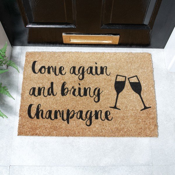Zerbino in cocco 40x60 cm Bring Champagne - Artsy Doormats-image-2