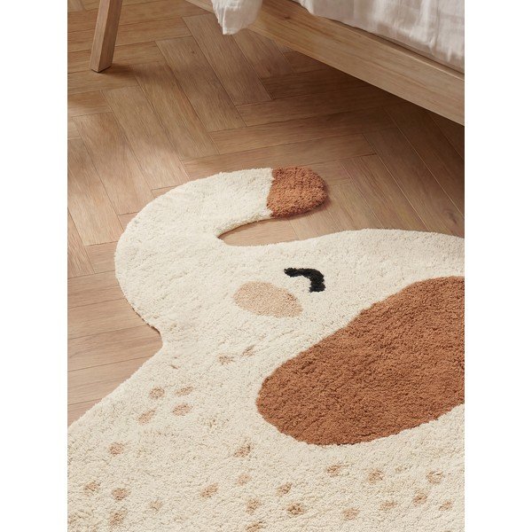 Tappeto per bambini marrone/color crema in cotone lavabile/tessuto a mano 95x120 cm Snuggle Emmi – Hanse Home-image-2