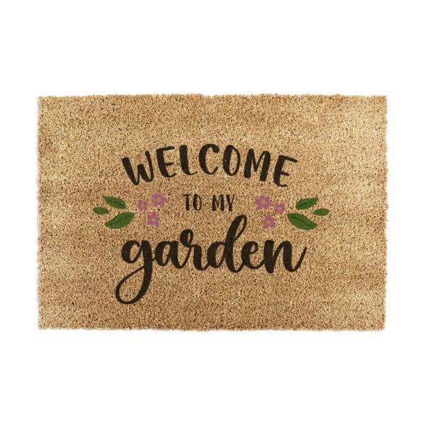 Zerbino in fibre di cocco 40x60 cm Welcome to My Garden – Artsy Doormats