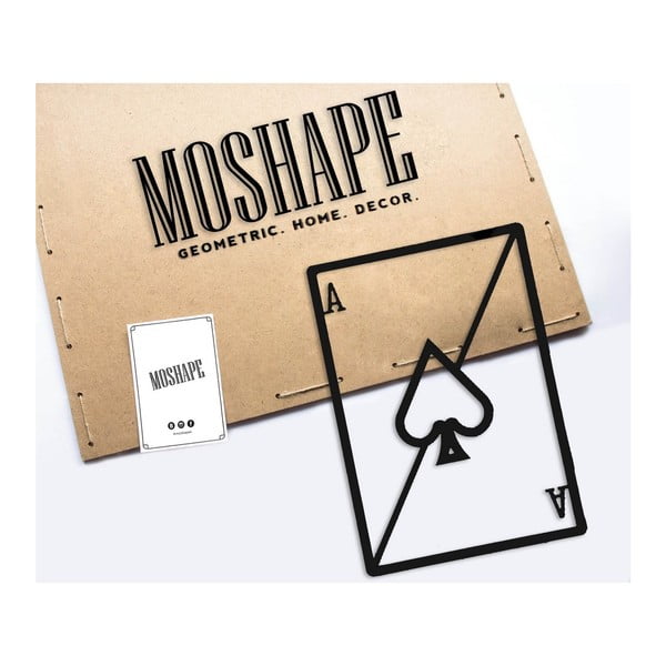 Černá kovová nástěnná dekorace Card-image-1