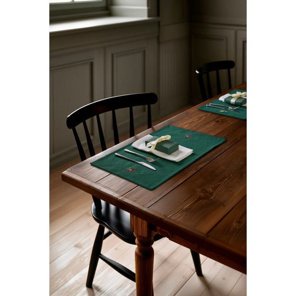 Tovaglietta in misto cotone a tema natalizio 30x43 cm Christmas Fable – JUNA-image-3