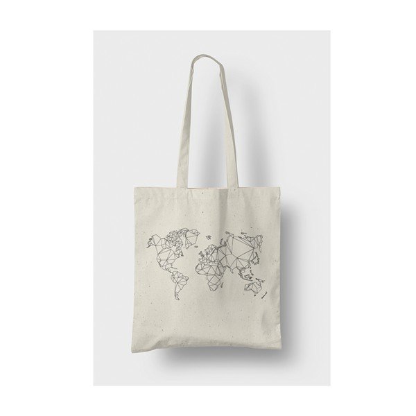 Borsa in tessuto beige - Kate Louise