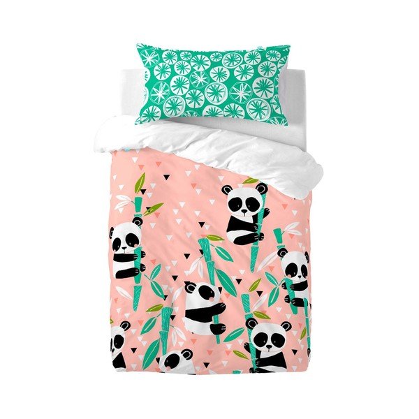 Povlečení Moshi Moshi Panda Garden, 100 x 135 cm
