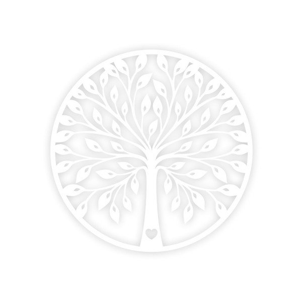 Albero di decorazione murale bianco - Evila Originals