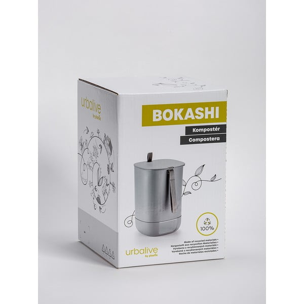 Compostiera grigia 10,6 l Bokashi – Plastia-image-4