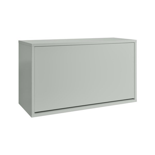 Scarpiera blu polveroso con ante ribaltabili/da parete 70x30x40 cm – ReCollector