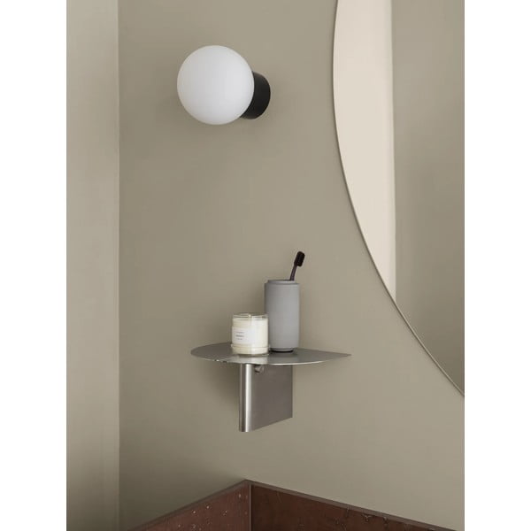 Mensola color argento opaco in acciaio inox 30 cm Oru – Blomus-image-1
