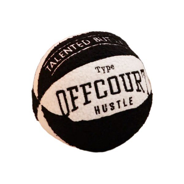 Cuscino decorativo in bouclé ø 25 cm Basketball – Mioli Decor