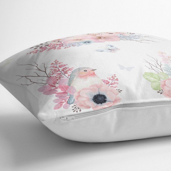 Federa in misto cotone Special Design Bird Modern, 45 x 45 cm - Minimalist Cushion Covers-image-2
