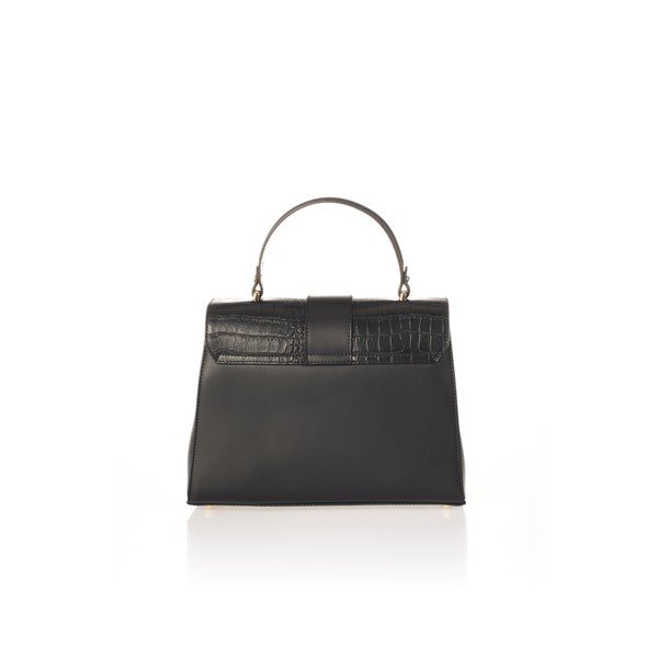Borsa in pelle nera Marta - Federica Bassi-image-2