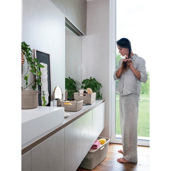 Cesto in plastica ø 17x13 cm Jute – Curver-image-2