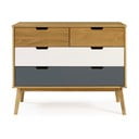 Cassettiera in legno di pino , 100 x 82 cm Cusco - Marckeric