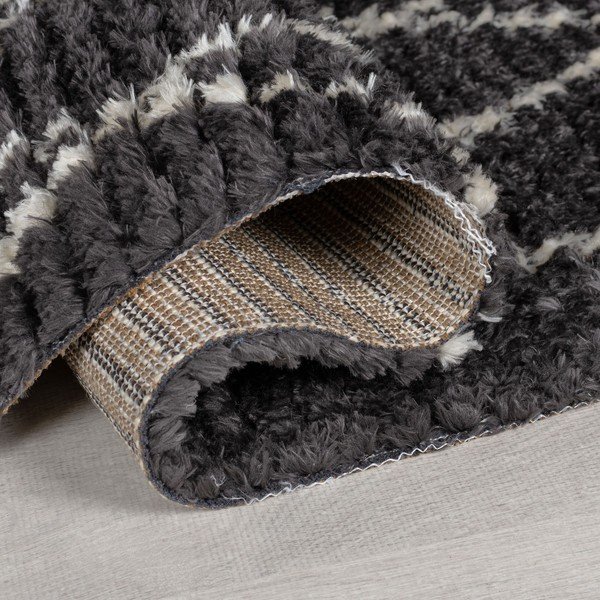Tappeto nero 160x230 cm Aisha - Flair Rugs-image-2