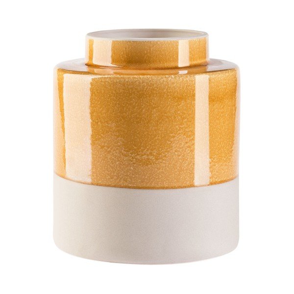 Vaso giallo crema Hola, altezza 25,5 cm - Vox