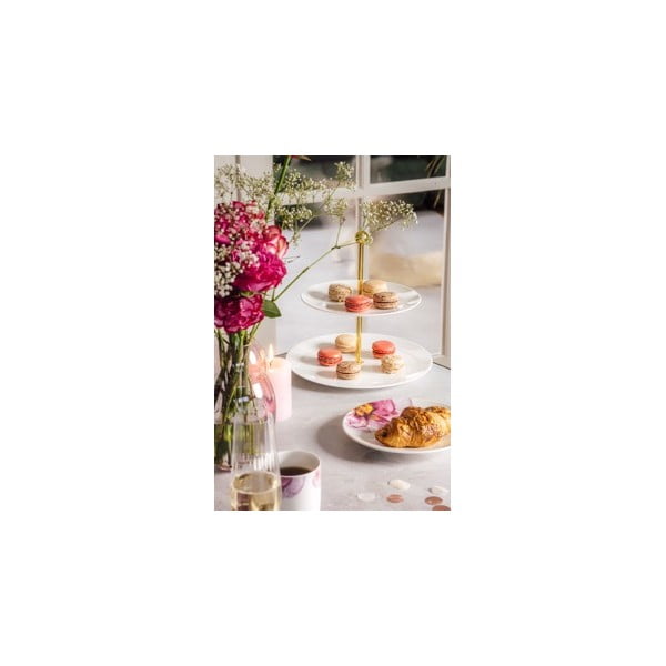 Piatto in porcellana bianca e rosa ø 21,2 cm Rose Garden - Villeroy&Boch-image-3