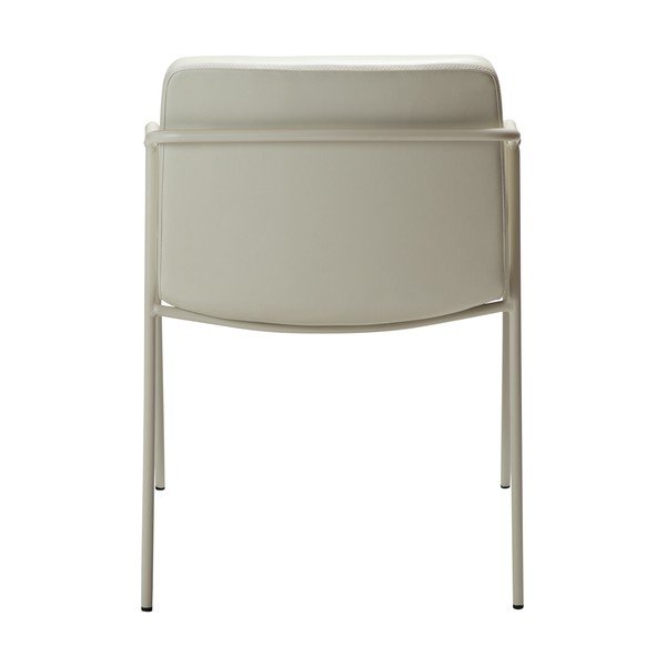Sedia da pranzo color crema con braccioli Boto – DAN-FORM Denmark-image-4