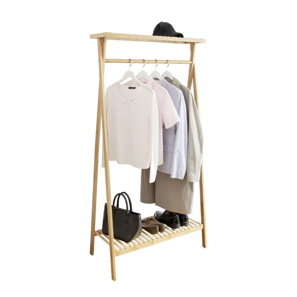 Appendiabiti in bambù di colore naturale Lanai - Wenko-image-2