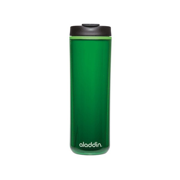 Zelený plastový termohrnek Aladdin s dvojitou stěnou, 470 ml