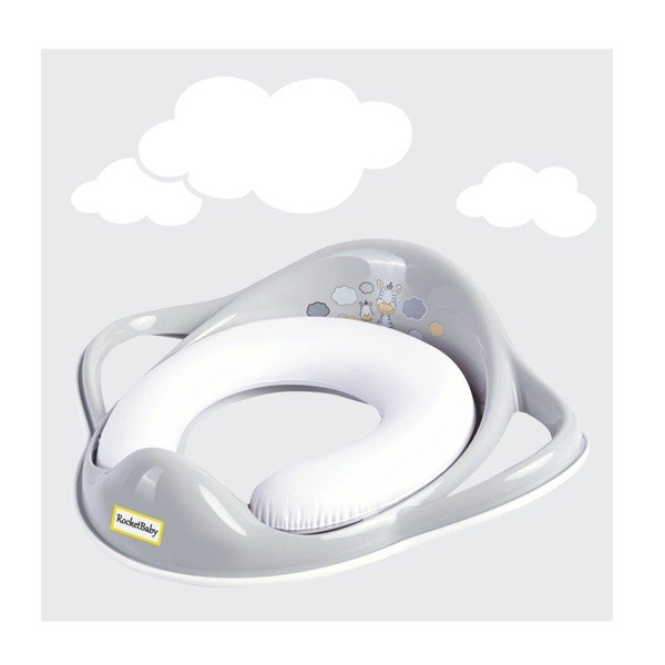 Sedile del water grigio per bambini - Rocket Baby-image-2