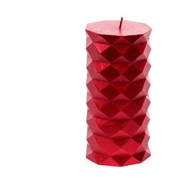 Candela rossa Unimasa Fashion, altezza 13,8 cm - Casa Selección