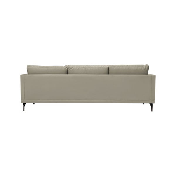 Béžová pohovka s podnožím v černé barvě Windsor & Co Sofas Jupiter-image-3