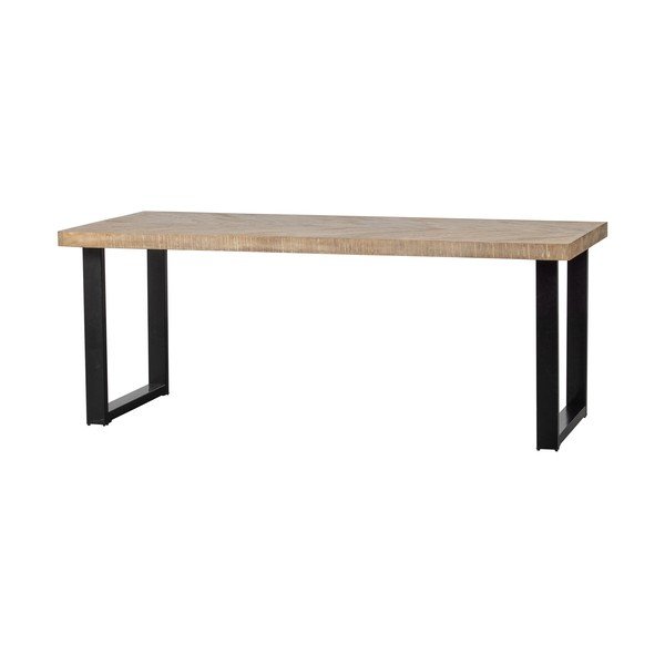 Tavolo da pranzo con piano in legno di mango , 180 x 90 cm Tablo - WOOOD-image-3
