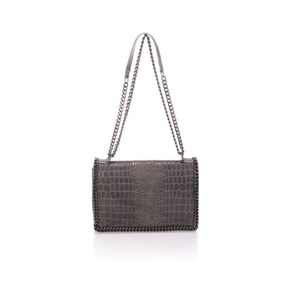 Borsa in pelle grigia Cosma - Lisa Minardi