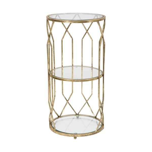 Tavolo rotondo con piano in vetro ø 35 cm Tunisi - Mauro Ferretti