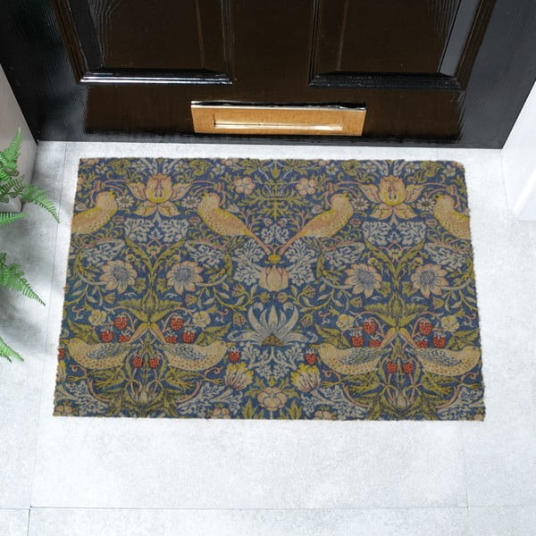 Zerbino in fibra di cocco 40x60 cm William Morris Strawberry Thief - Artsy Doormats-image-3