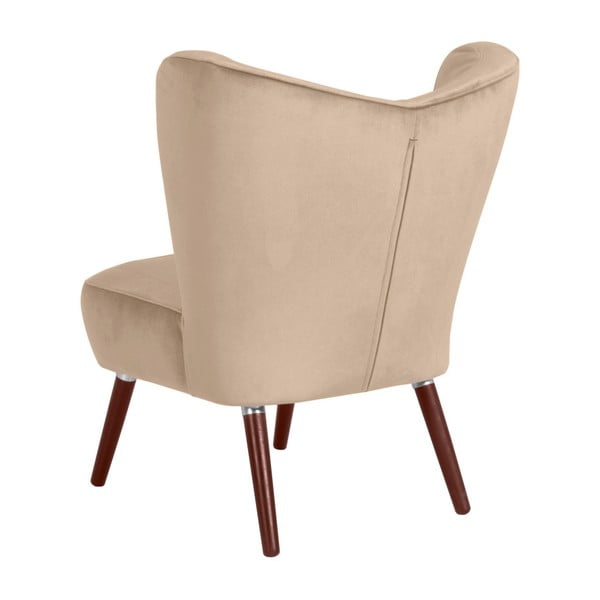 Poltrona beige Velluto Sari - Max Winzer-image-2