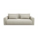 Divano beige allungabile/con contenitore 238 cm Kapua – Makamii