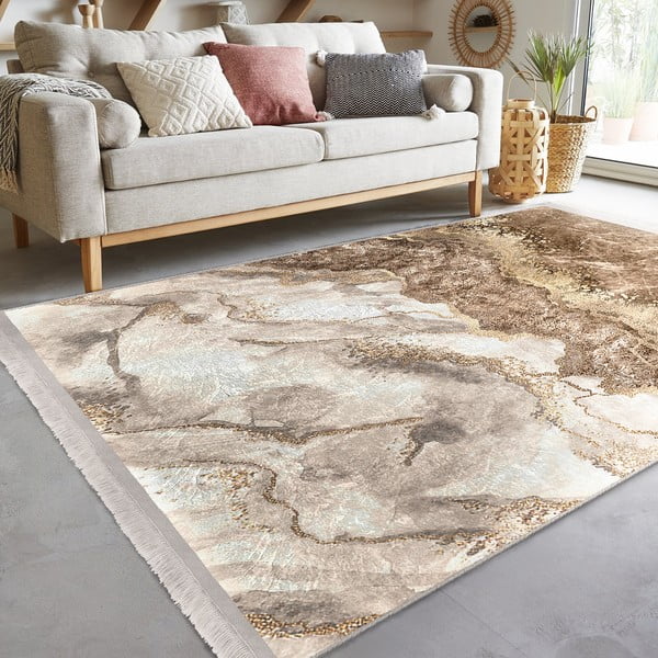 Tappeto beige 80x200 cm - Mila Home-image-2