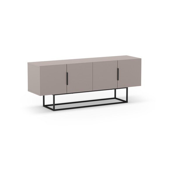 Mobile TV grigio/beige 140x55 cm Titan – Marckeric-image-3