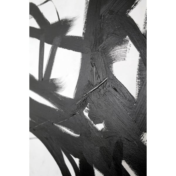 Quadro dipinto a mano 100x100 cm Playblack 2 - Malerifabrikken-image-2