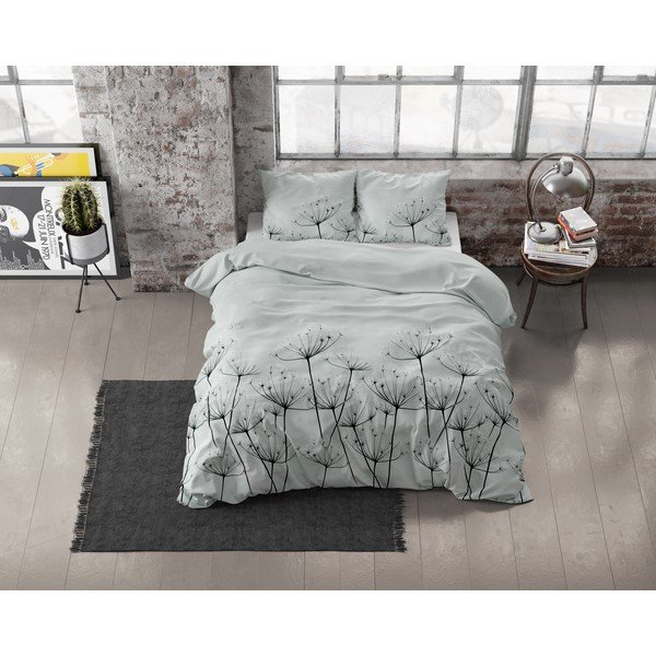 Biancheria da letto in flanella grigia per letto matrimoniale Jaelyn, 200 x 220 cm - Dreamhouse-image-1