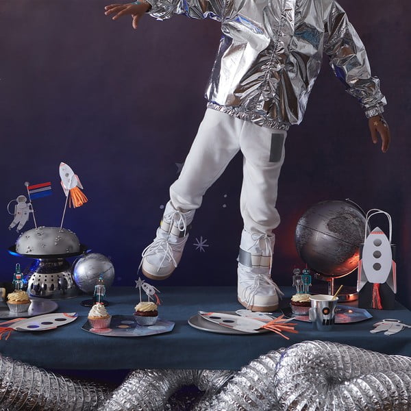 Sacchetti regalo in set da 8 pezzi 11x6 cm Rocket - Meri Meri-image-1