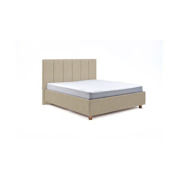 Letto matrimoniale beige con griglia e contenitore Wega, 180 x 200 cm - ProSpánek