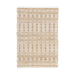 Tappeto color crema in iuta 60x90 cm Orya – douceur d'intérieur