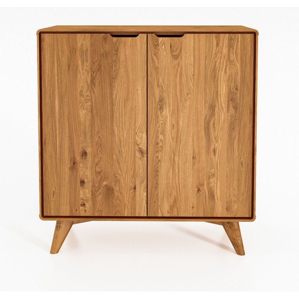 Cassettiera alta in rovere 90x92 cm Greg - The Beds-image-1