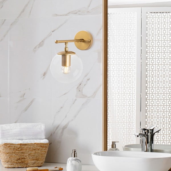 Lampada da parete color ottone Roe – Opviq lights-image-1