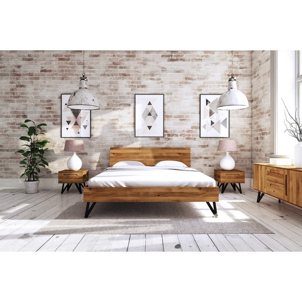 Letto matrimoniale in rovere 180x200 cm Golo 2 - The Beds-image-4