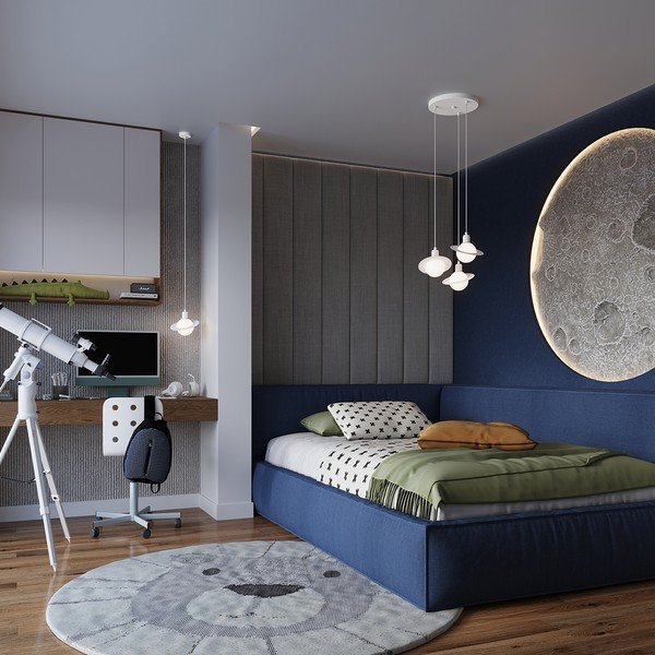 Lampada per bambini bianca con paralume in vetro Mab – Sollux-image-3