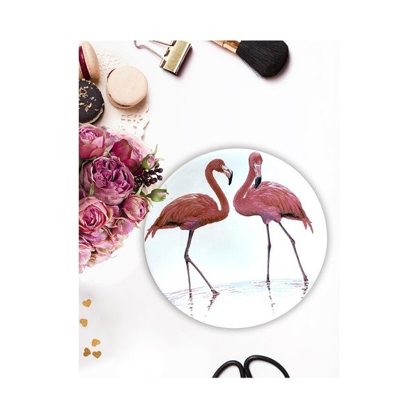 Piatto in ceramica Flamingo, ⌀ 25 cm - Unknown-image-1
