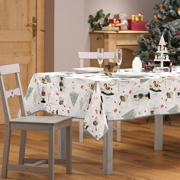 Tovaglia a tema Natale 150x300 cm Leopold – douceur d'intérieur-image-3